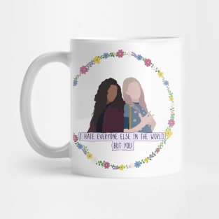 Minimalist Euphoria Rue and Jules Mug